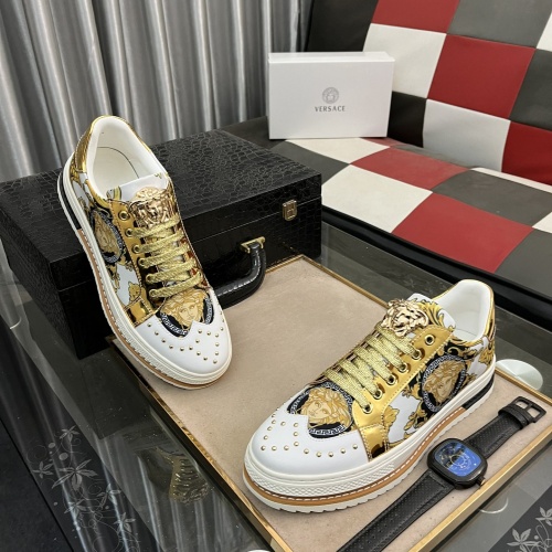 Replica Versace Casual Shoes For Men #1172906 $76.00 USD for Wholesale