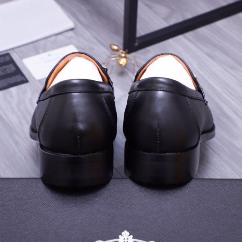 Replica Prada Leather Shoes For Men #1172919 $80.00 USD for Wholesale