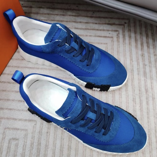 Replica Hermes Casual Shoes For Men #1172975 $80.00 USD for Wholesale