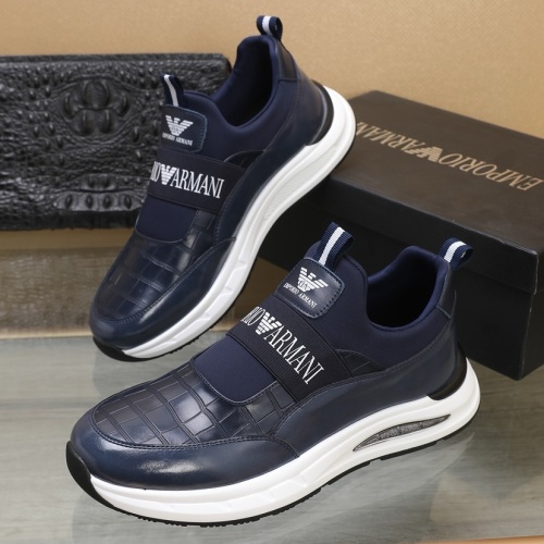 Armani Casual Shoes For Men #1173170 $88.00 USD, Wholesale Replica Armani Casual Shoes