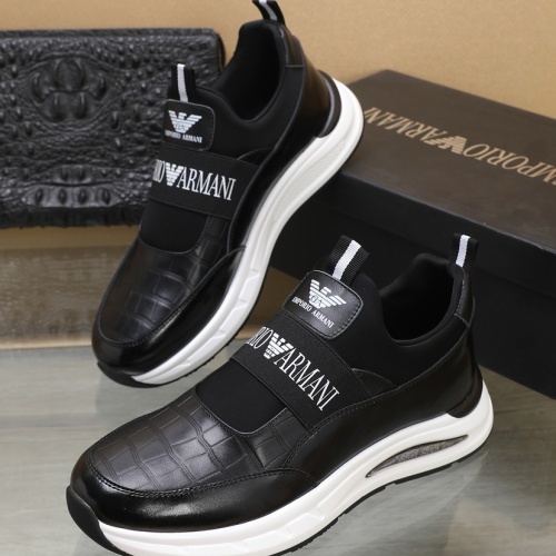 Armani Casual Shoes For Men #1173171 $88.00 USD, Wholesale Replica Armani Casual Shoes