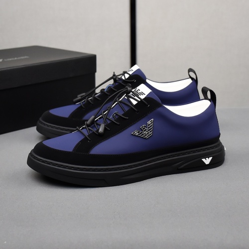 Armani Casual Shoes For Men #1173404 $76.00 USD, Wholesale Replica Armani Casual Shoes