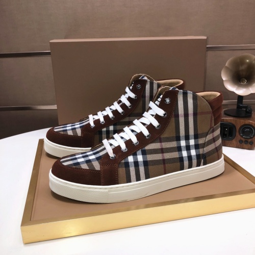 Burberry High Tops Shoes For Men #1173410 $85.00 USD, Wholesale Replica Burberry High Tops Shoes