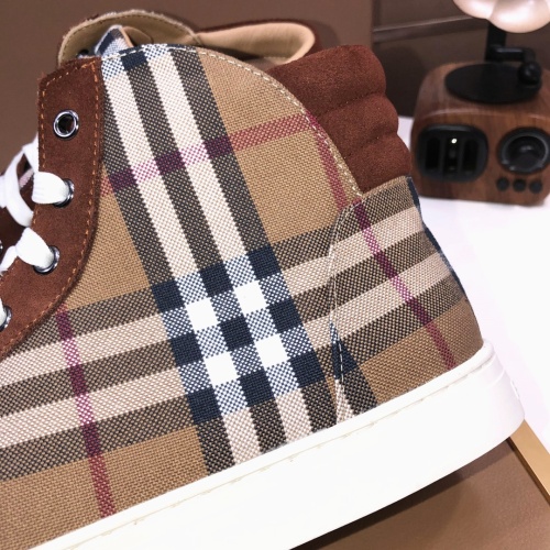Replica Burberry High Tops Shoes For Men #1173410 $85.00 USD for Wholesale