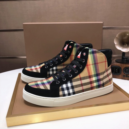 Burberry High Tops Shoes For Men #1173411 $85.00 USD, Wholesale Replica Burberry High Tops Shoes