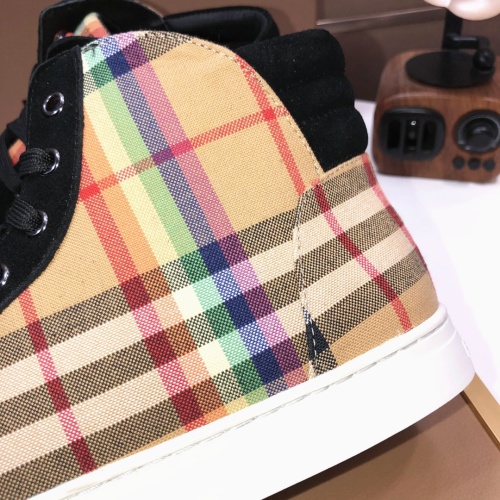 Replica Burberry High Tops Shoes For Men #1173411 $85.00 USD for Wholesale