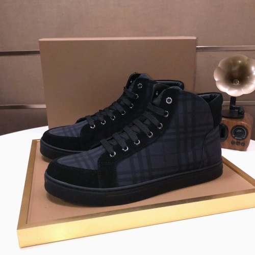 Burberry High Tops Shoes For Men #1173413 $85.00 USD, Wholesale Replica Burberry High Tops Shoes