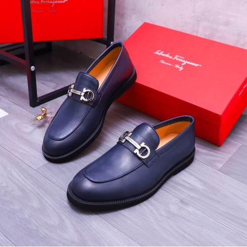 Salvatore Ferragamo Leather Shoes For Men #1173477 $96.00 USD, Wholesale Replica Salvatore Ferragamo Leather Shoes