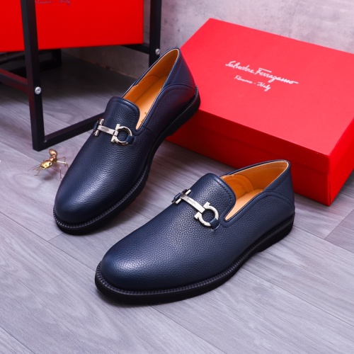 Salvatore Ferragamo Leather Shoes For Men #1173484 $96.00 USD, Wholesale Replica Salvatore Ferragamo Leather Shoes