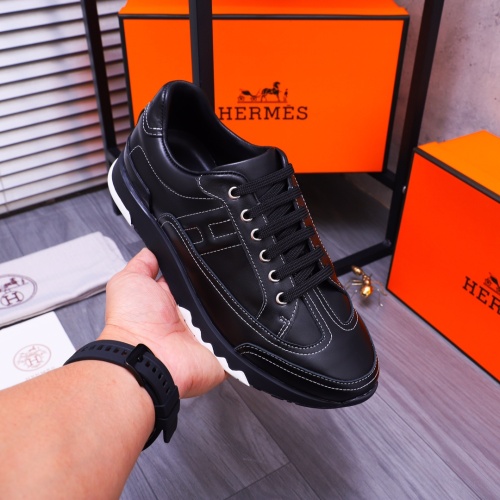 Replica Hermes Casual Shoes For Men #1173496 $88.00 USD for Wholesale