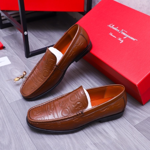 Salvatore Ferragamo Leather Shoes For Men #1173534