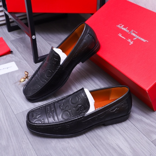 Salvatore Ferragamo Leather Shoes For Men #1173535 $72.00 USD, Wholesale Replica Salvatore Ferragamo Leather Shoes