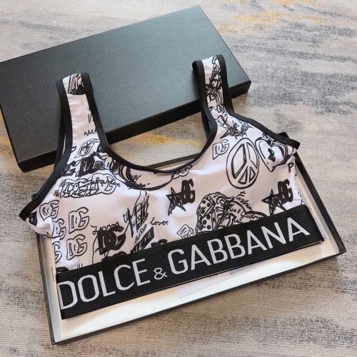 Replica Dolce & Gabbana D&G Yoga Tracksuits Sleeveless For Women #1173608 $72.00 USD for Wholesale