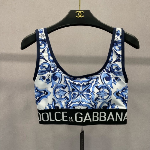 Replica Dolce & Gabbana D&G Yoga Tracksuits Sleeveless For Women #1173609 $72.00 USD for Wholesale