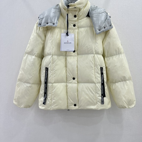 Moncler Down Feather Coat Long Sleeved For Women #1173698 $175.00 USD, Wholesale Replica Moncler Down Feather Coat