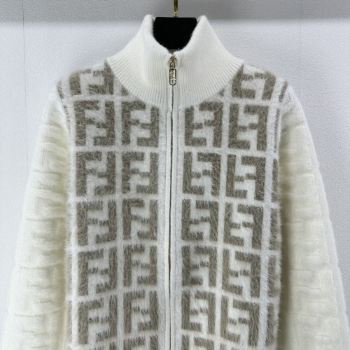 Replica Fendi Jackets Long Sleeved For Women #1173709 $108.00 USD for Wholesale