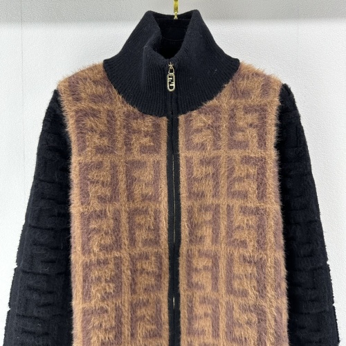 Replica Fendi Jackets Long Sleeved For Women #1173710 $108.00 USD for Wholesale