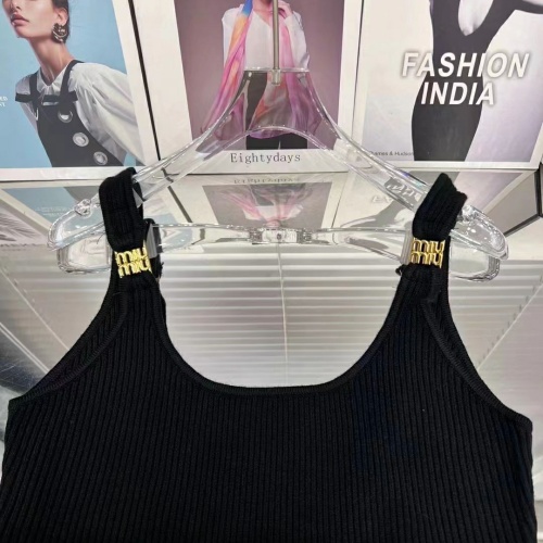 Replica MIU MIU Dresses Sleeveless For Women #1173738 $76.00 USD for Wholesale