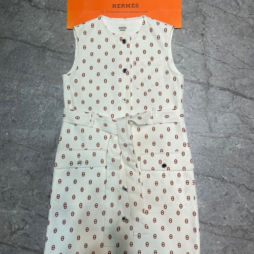 Replica Hermes Dresses Sleeveless For Women #1173739 $105.00 USD for Wholesale
