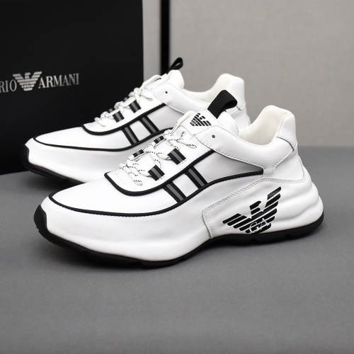 Armani Casual Shoes For Men #1174039 $100.00 USD, Wholesale Replica Armani Casual Shoes