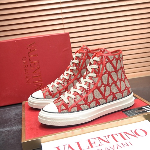 Valentino High Tops Shoes For Men #1174052 $98.00 USD, Wholesale Replica Valentino High Tops Shoes