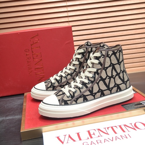 Valentino High Tops Shoes For Men #1174054 $98.00 USD, Wholesale Replica Valentino High Tops Shoes
