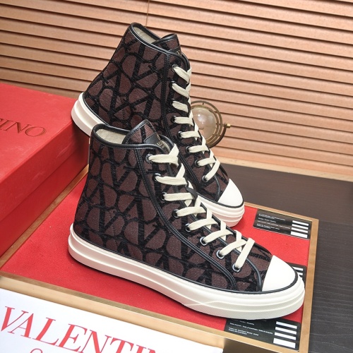 Replica Valentino High Tops Shoes For Men #1174056 $98.00 USD for Wholesale