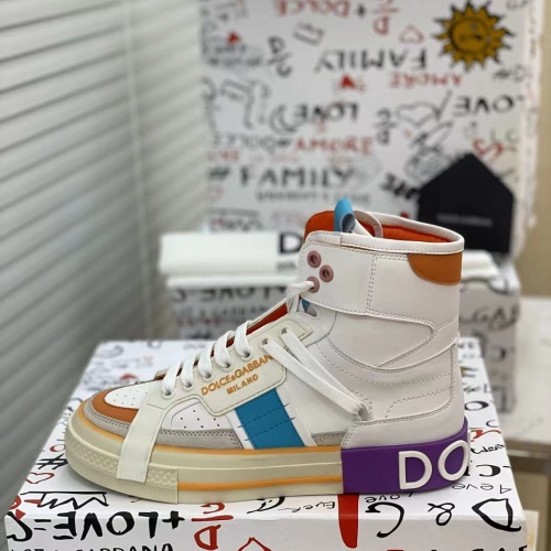 Replica D&G High Top Shoes For Women #1174080 $96.00 USD for Wholesale