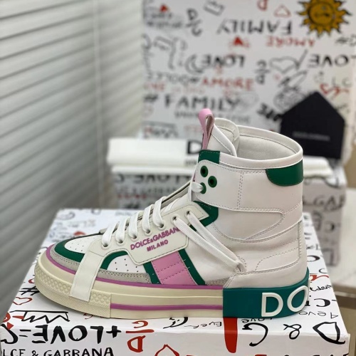 Replica D&G High Top Shoes For Men #1174081 $96.00 USD for Wholesale