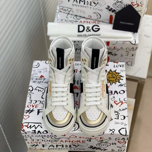 Replica D&G High Top Shoes For Men #1174085 $96.00 USD for Wholesale