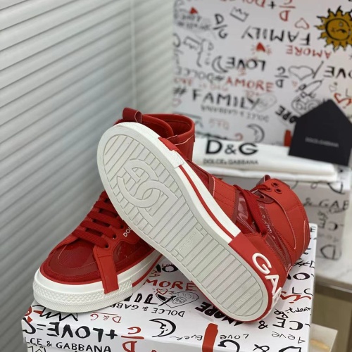 Replica D&G High Top Shoes For Women #1174088 $96.00 USD for Wholesale