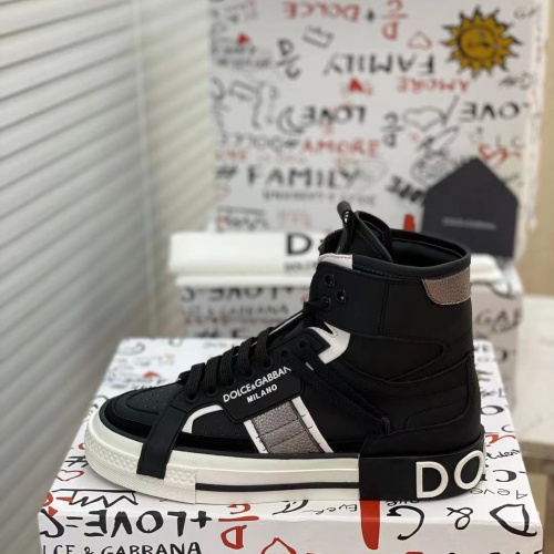 Replica D&G High Top Shoes For Women #1174090 $96.00 USD for Wholesale