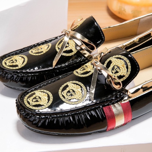 Replica Versace Leather Shoes For Men #1174091 $68.00 USD for Wholesale
