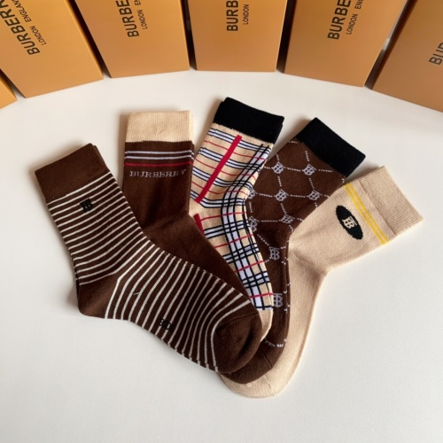 Replica Burberry Socks #1174096 $29.00 USD for Wholesale