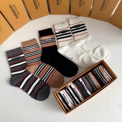 Replica Burberry Socks #1174098 $32.00 USD for Wholesale