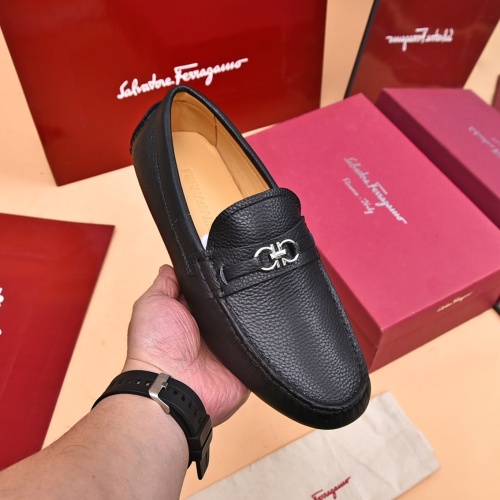 Salvatore Ferragamo Leather Shoes For Men #1174099 $80.00 USD, Wholesale Replica Salvatore Ferragamo Leather Shoes