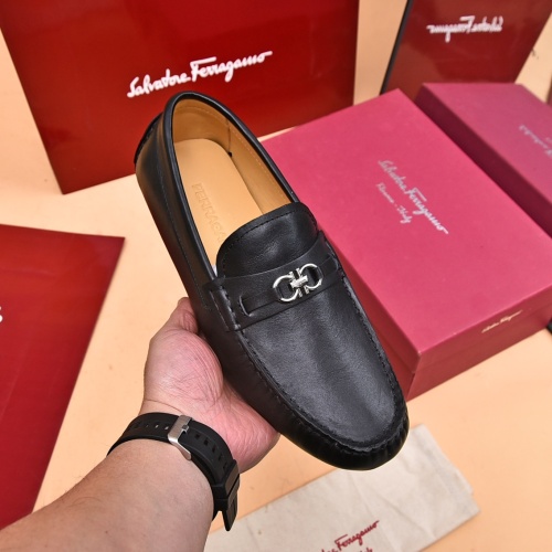 Salvatore Ferragamo Leather Shoes For Men #1174100 $80.00 USD, Wholesale Replica Salvatore Ferragamo Leather Shoes