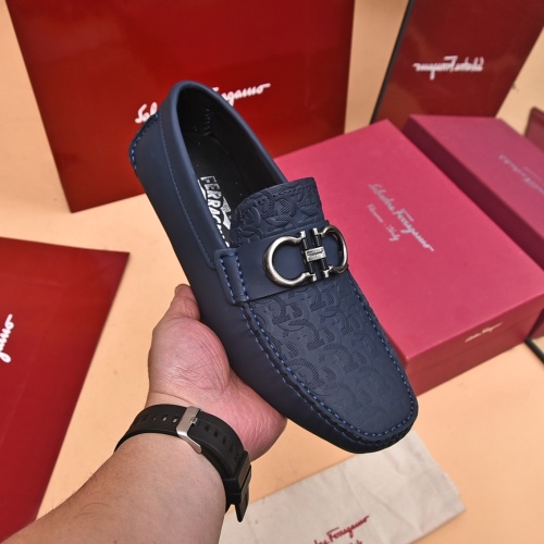Salvatore Ferragamo Leather Shoes For Men #1174102 $80.00 USD, Wholesale Replica Salvatore Ferragamo Leather Shoes