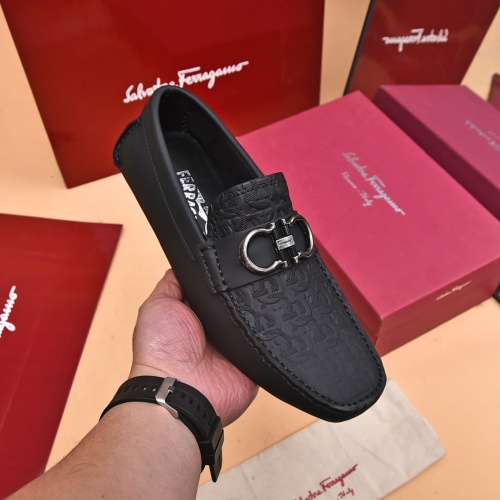 Salvatore Ferragamo Leather Shoes For Men #1174105 $80.00 USD, Wholesale Replica Salvatore Ferragamo Leather Shoes