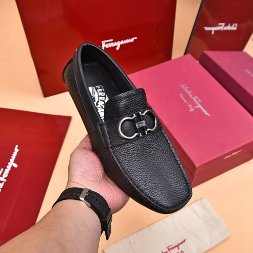 Salvatore Ferragamo Leather Shoes For Men #1174108 $80.00 USD, Wholesale Replica Salvatore Ferragamo Leather Shoes