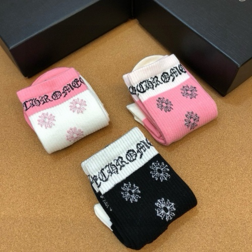 Replica Chrome Hearts Socks #1174113 $32.00 USD for Wholesale