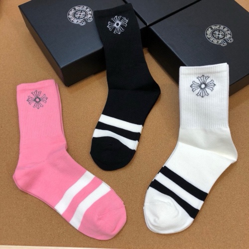 Replica Chrome Hearts Socks #1174115 $32.00 USD for Wholesale