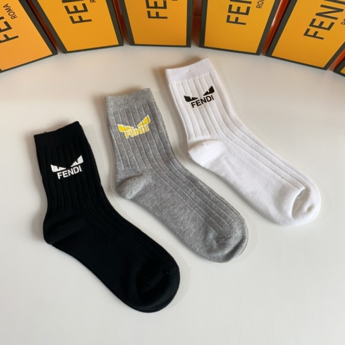 Fendi Socks #1174123 $32.00 USD, Wholesale Replica Fendi Socks