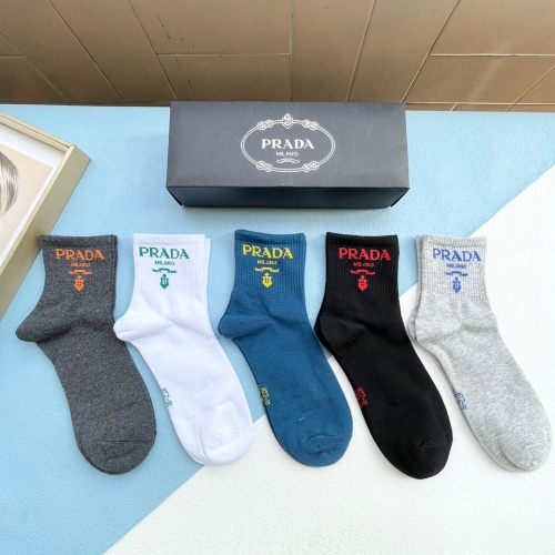 Prada Socks #1174134 $29.00 USD, Wholesale Replica Prada Socks