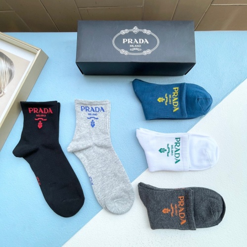Replica Prada Socks #1174134 $29.00 USD for Wholesale