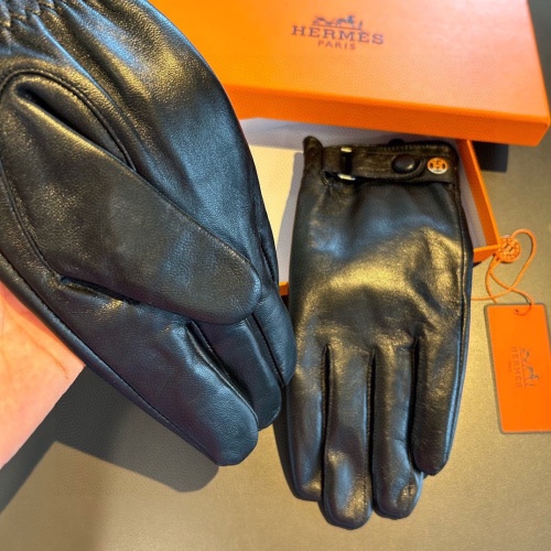 Replica Hermes Gloves For Men #1174148 $48.00 USD for Wholesale