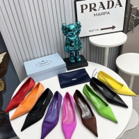 $105.00 USD Prada High-heeled Shoes For Women #1165354