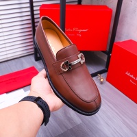 $96.00 USD Salvatore Ferragamo Leather Shoes For Men #1173476
