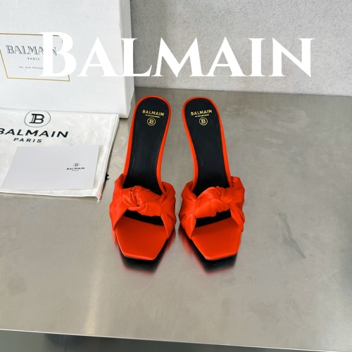 Replica Balmain Slippers For Women #1174273 $108.00 USD for Wholesale