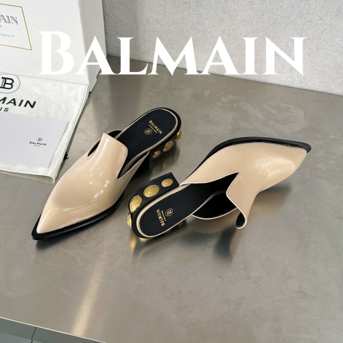 Replica Balmain Slippers For Women #1174283 $118.00 USD for Wholesale